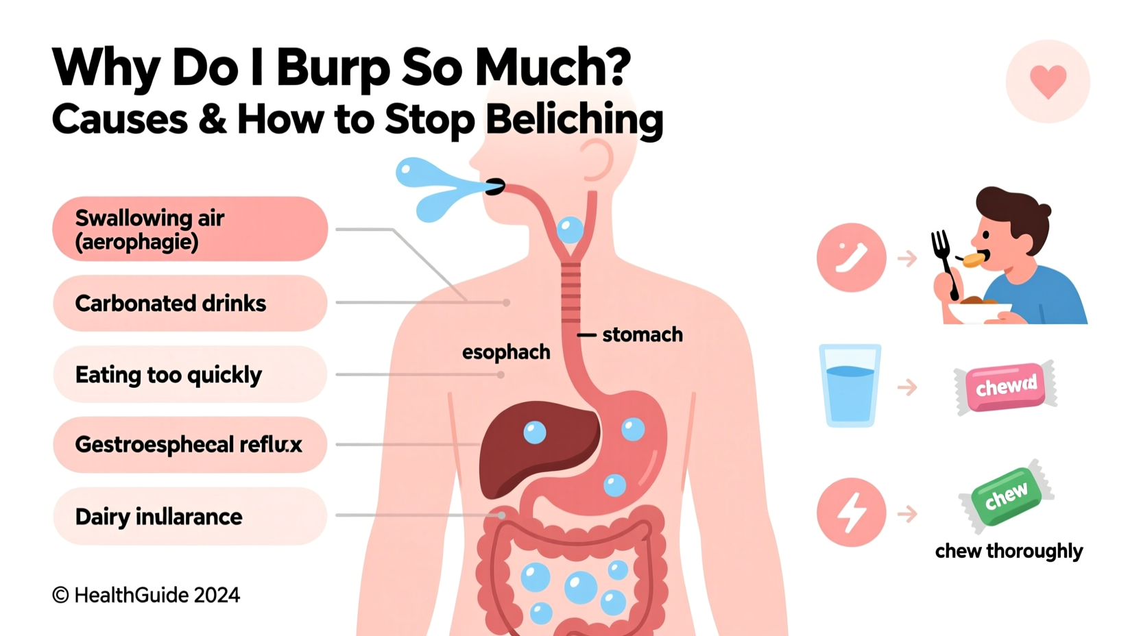 why do i burp so much causes how to stop belching