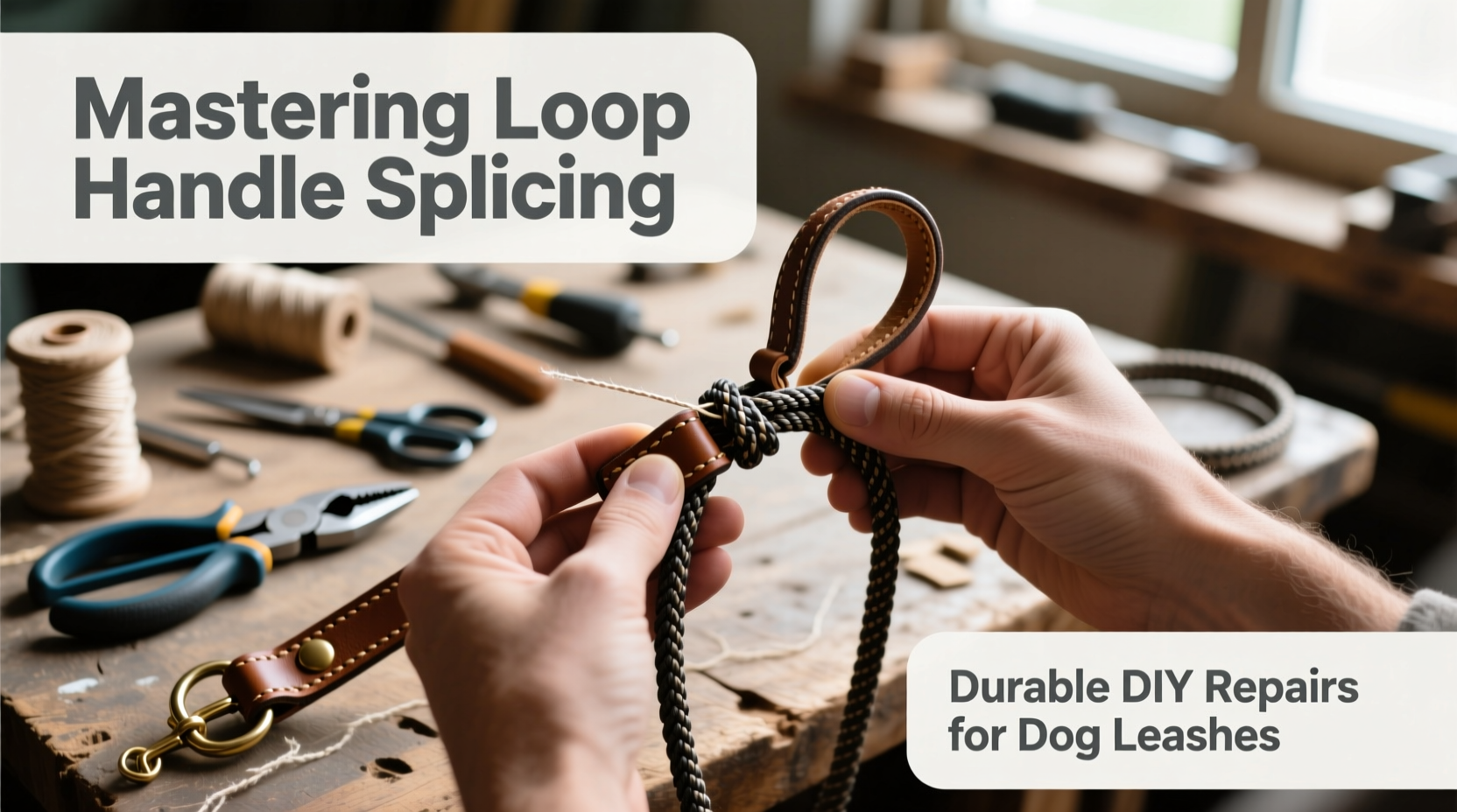 mastering loop handle splicing for dog leashes a practical guide to durable diy repairs
