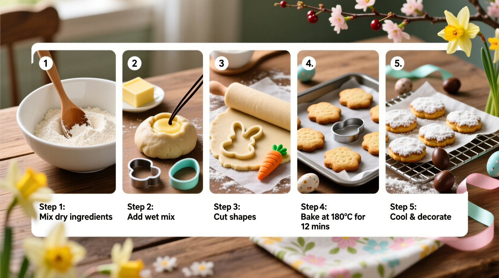 how to make easter biscuits