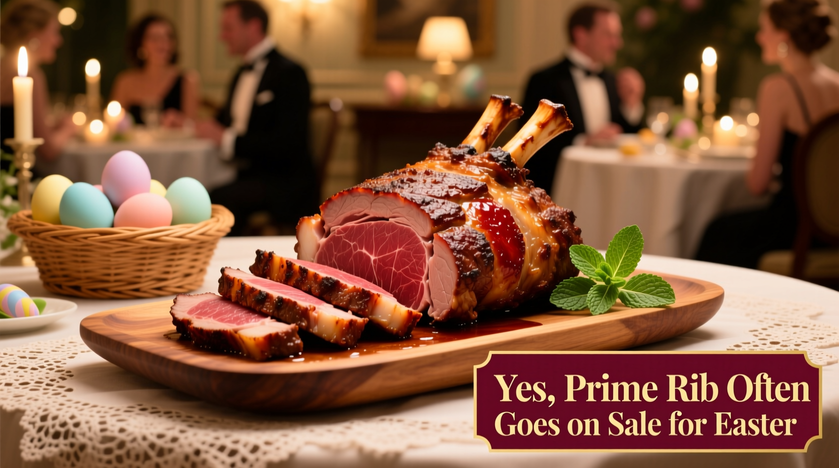 Yes, Prime Rib Often Goes on Sale for Easter