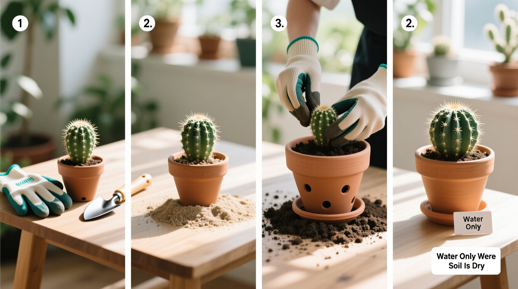 how do you plant a cactus