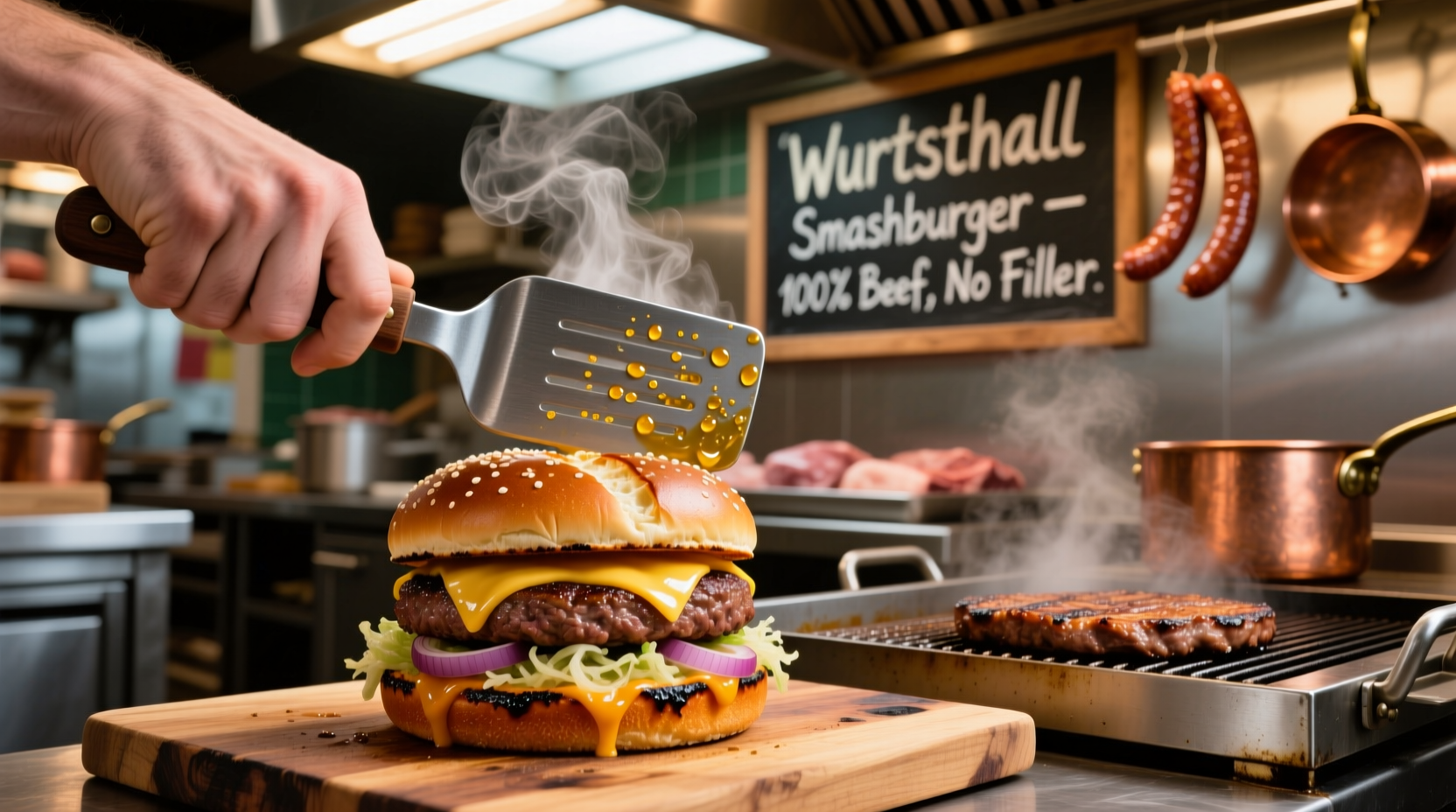 how to make wursthall smashburger