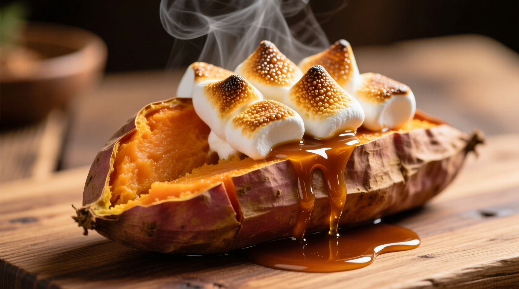 Perfect Sweet Potato Casserole with Marshmallows & Brown Sugar