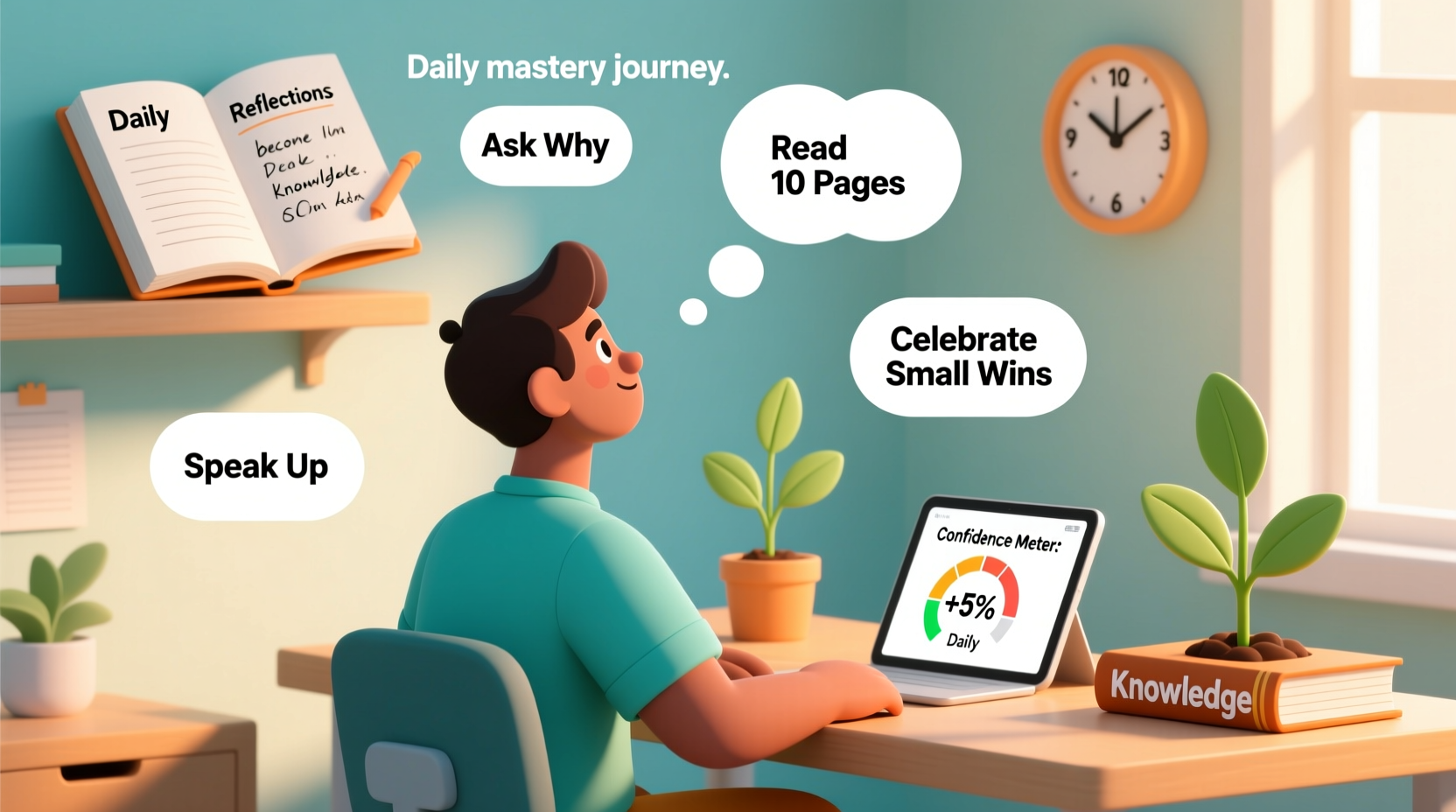 practical strategies to become more knowledgeable and confident every day