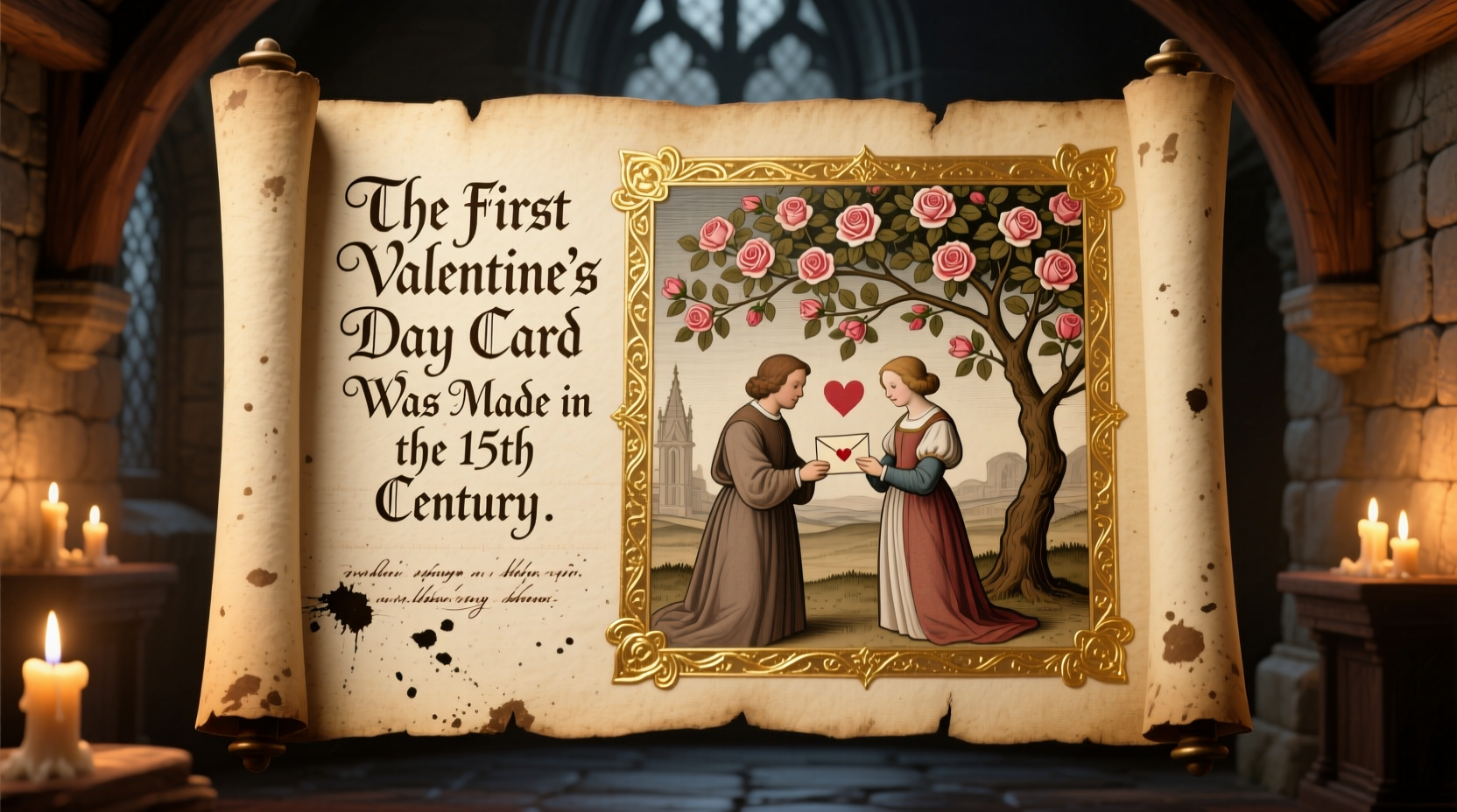when was the first valentines day card made