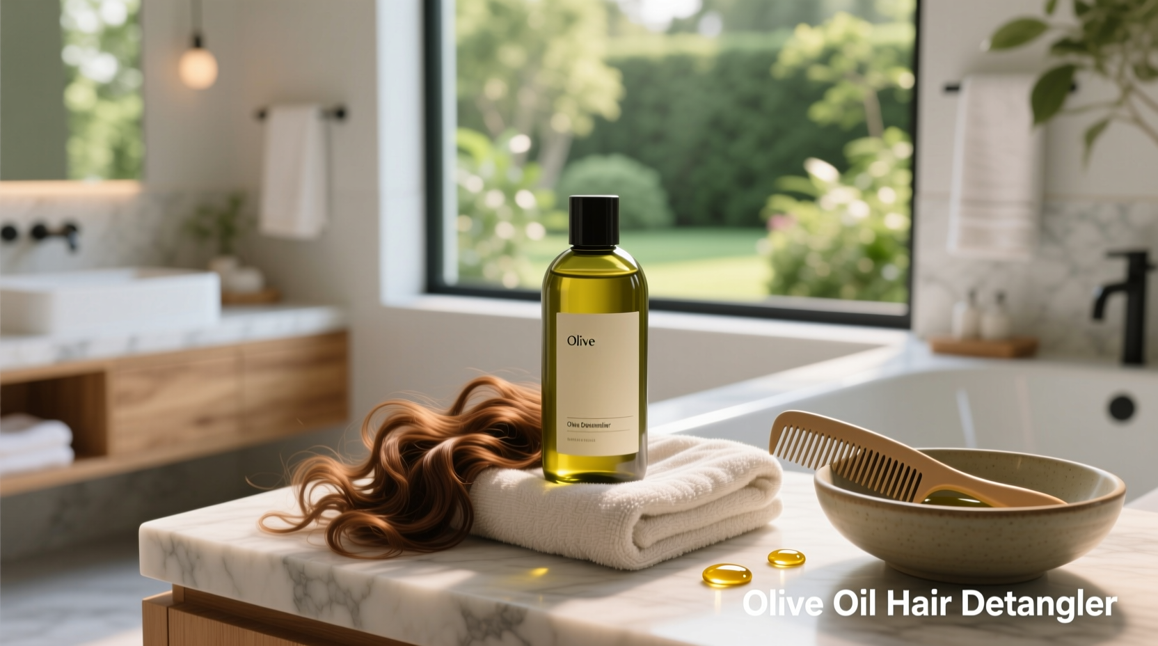 olive oil hair detangler guide