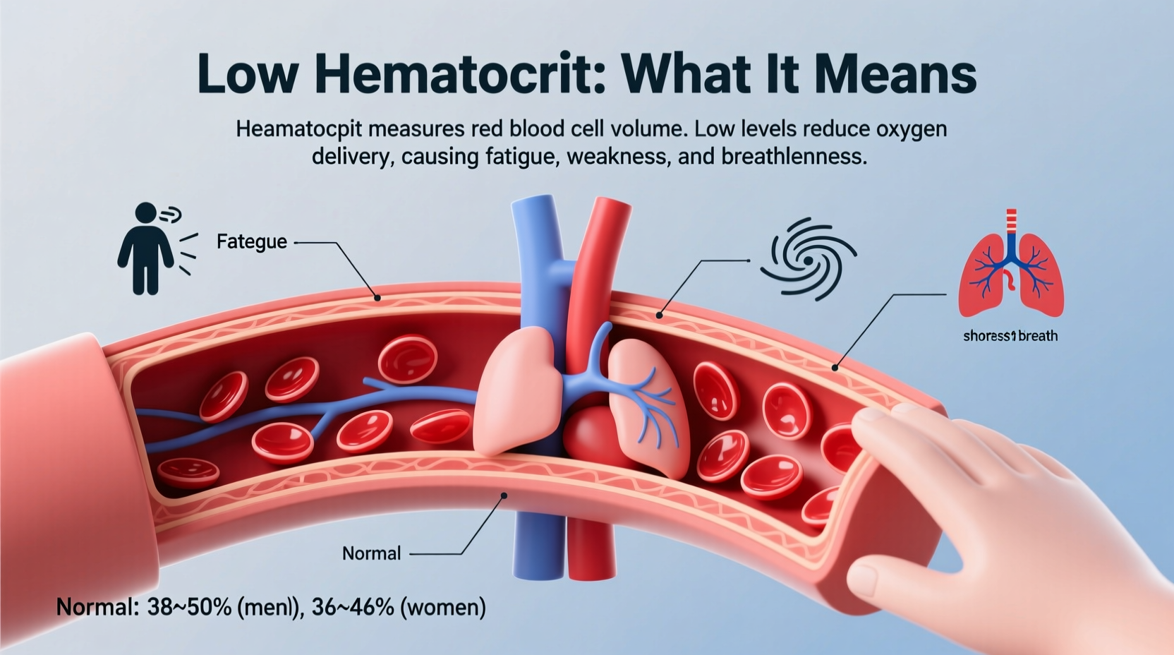 low hematocrit understanding causes symptoms what it means