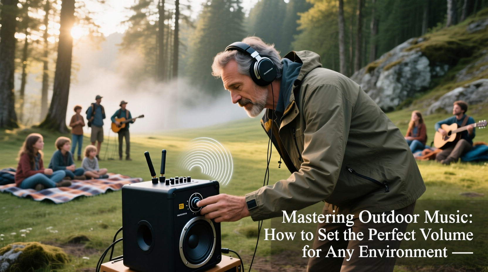 mastering outdoor music how to set the perfect volume for any environment