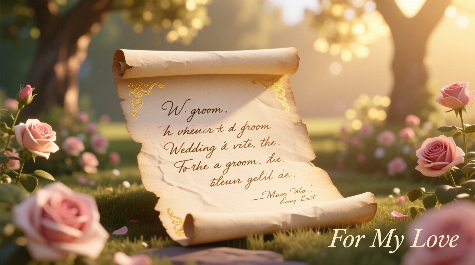how to write wedding vows groom
