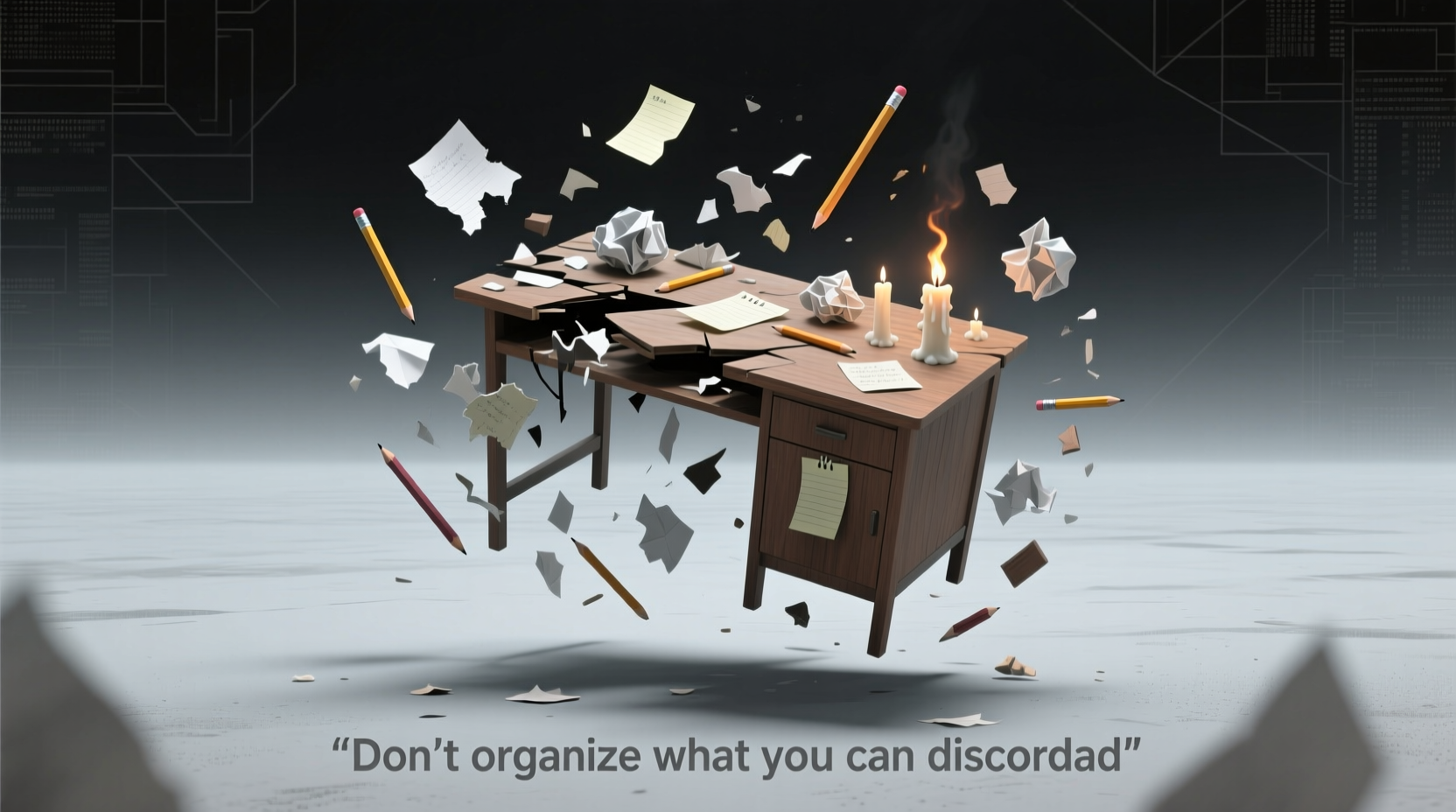 dont organize what you can discard