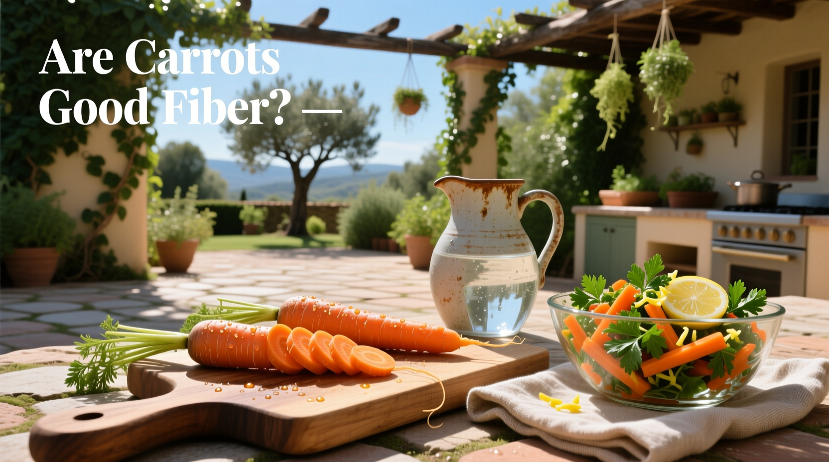 are carrots good for fiber intake