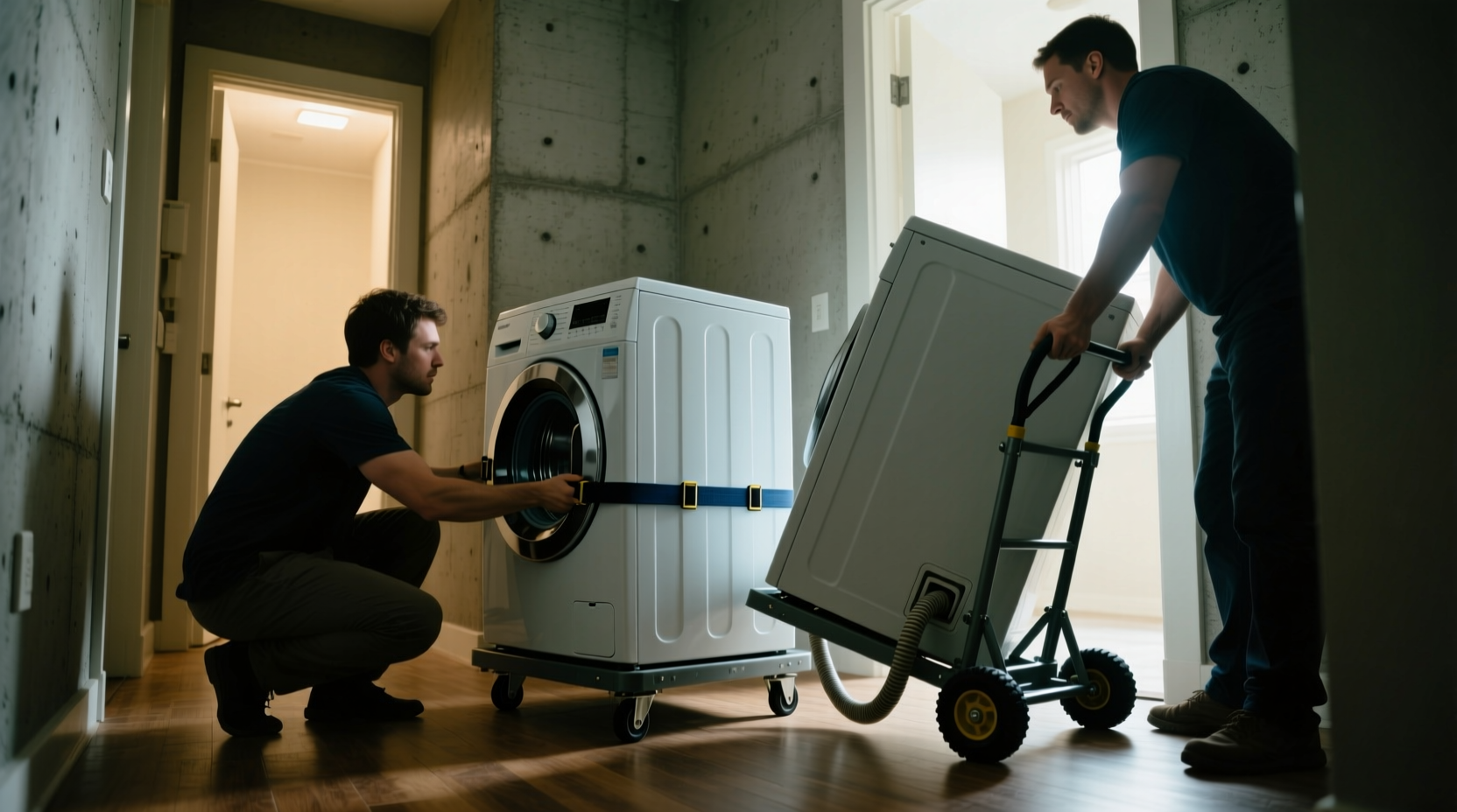 how to move washer and dryer