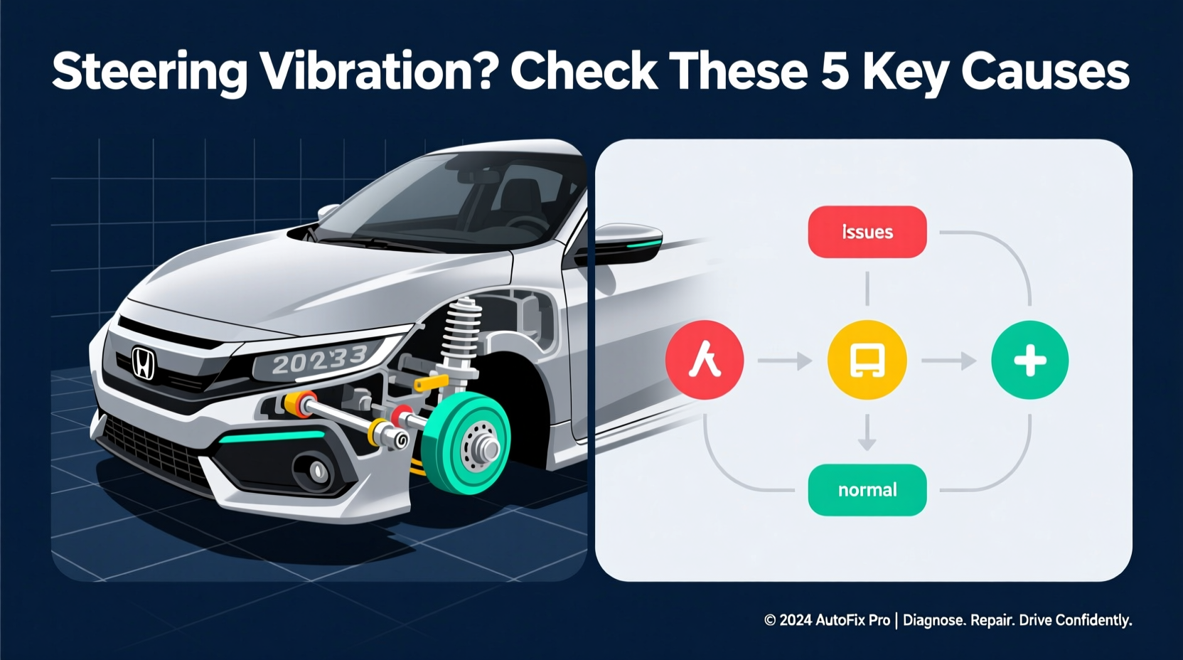 civic 2023 steering vibration