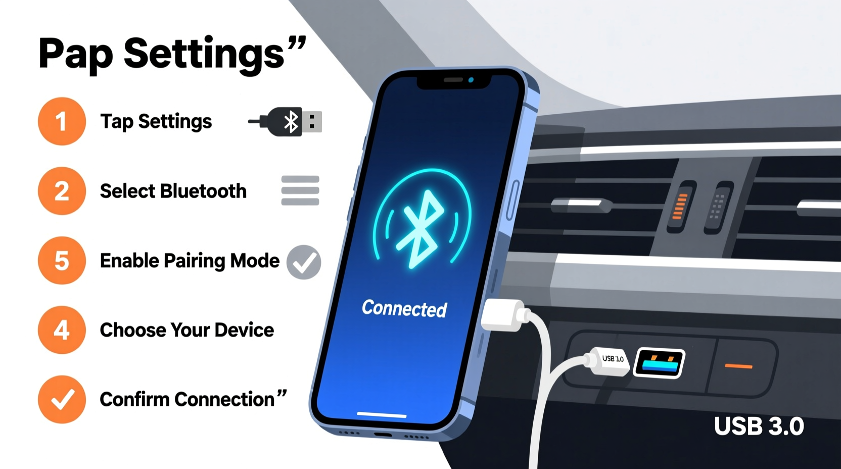 how do you pair your phone with your car