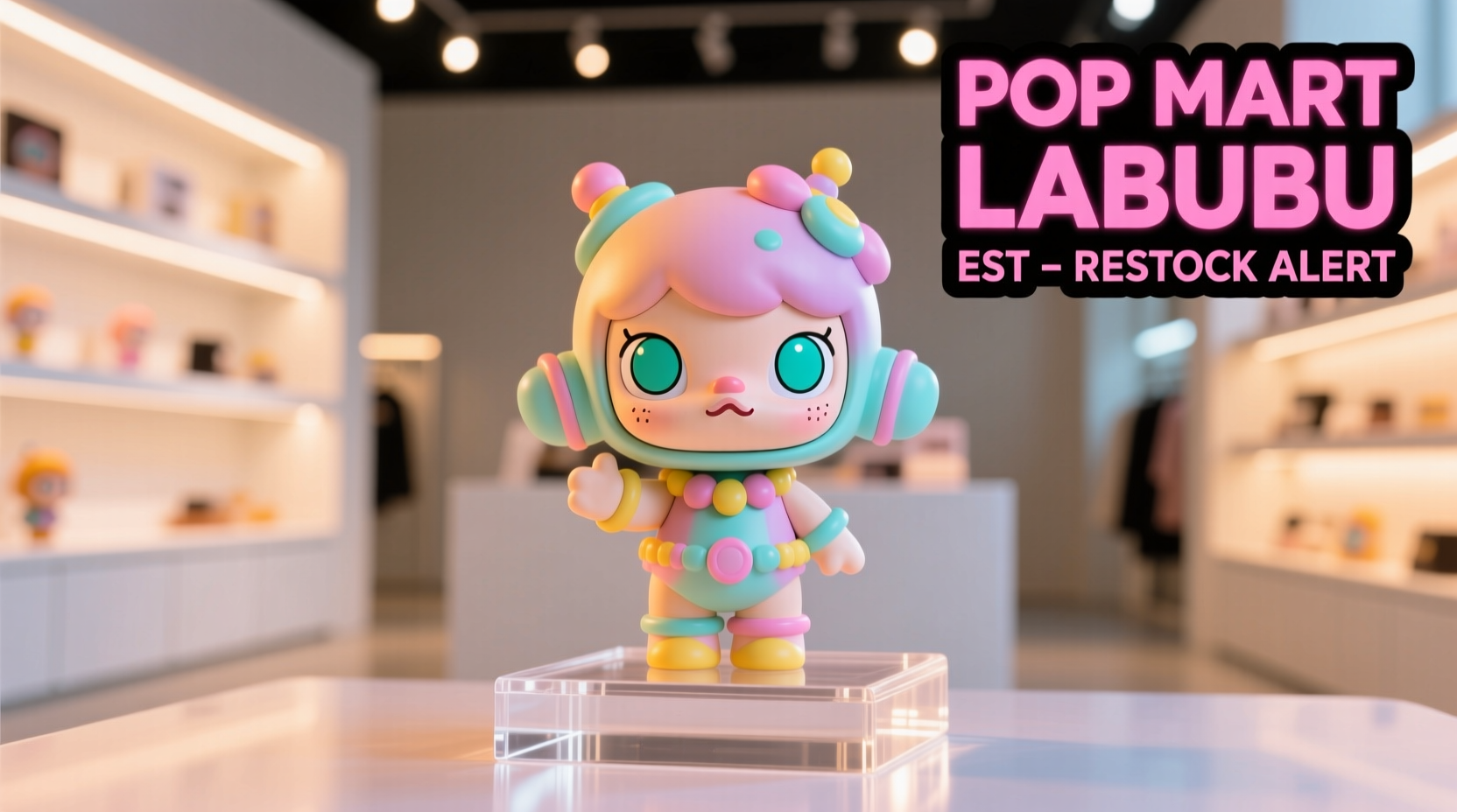 when does popmart restock labubu est