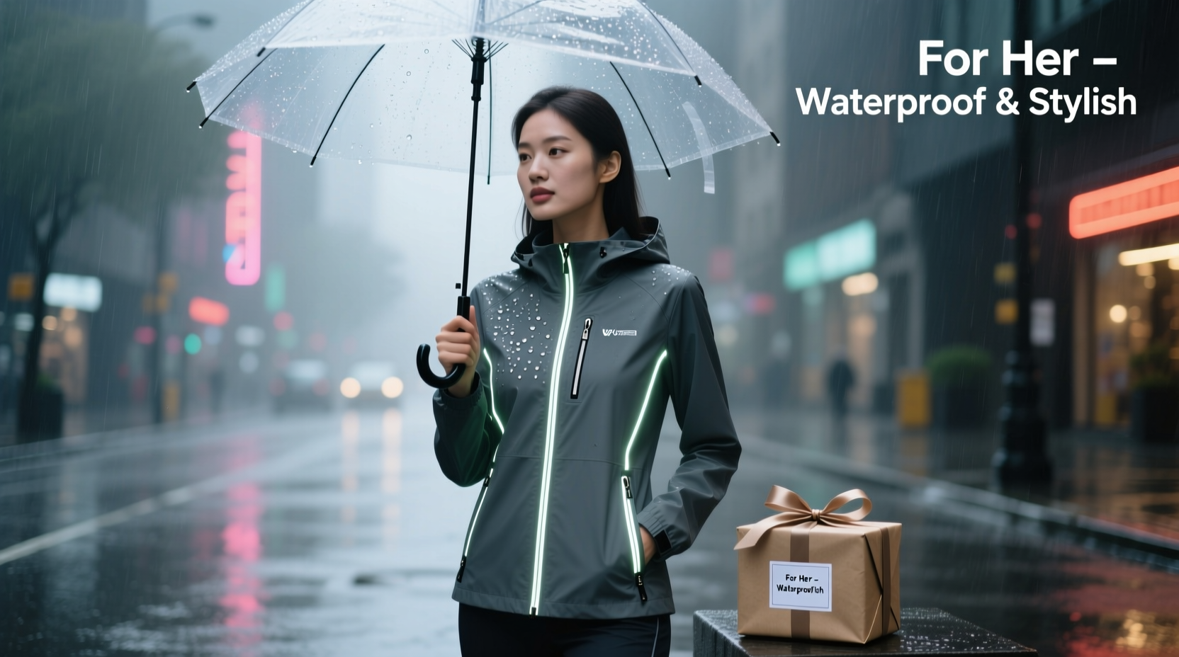 rainy day womens waterproof jacket