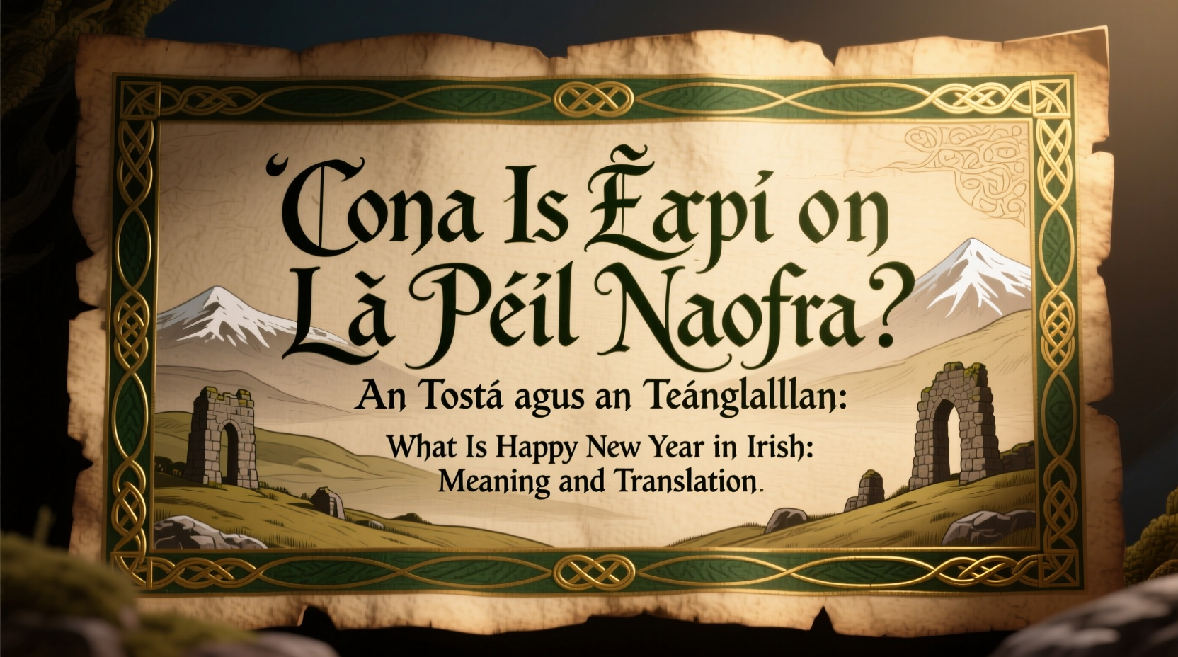 what is happy new year in irish