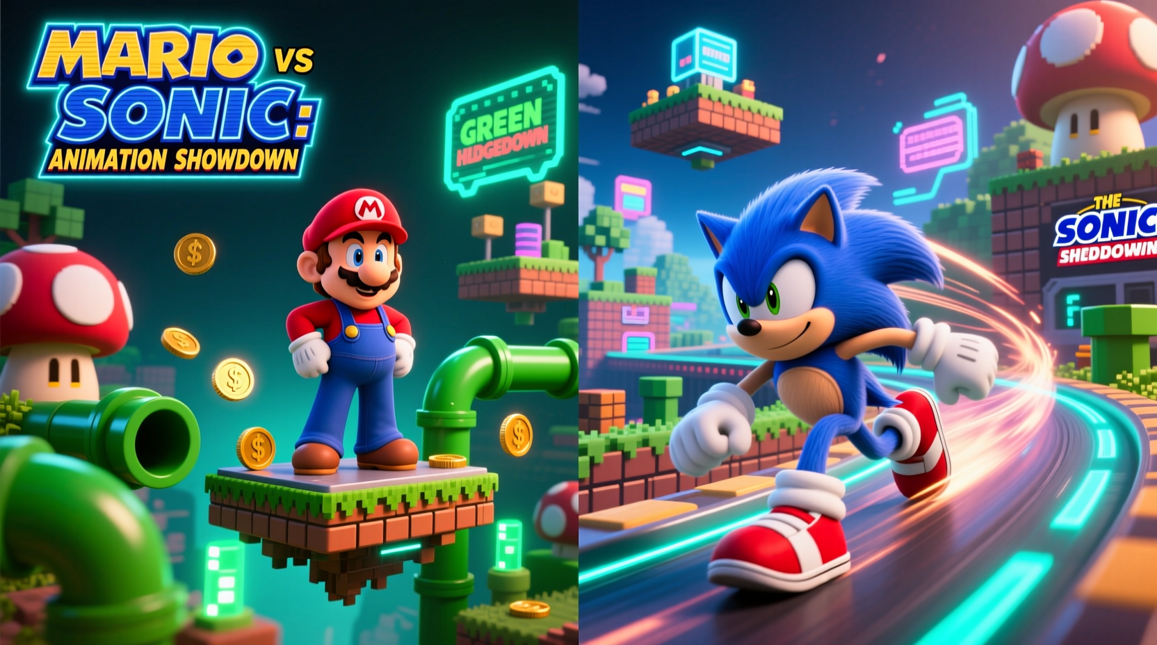 is the mario movie better than sonic fans compare the animations