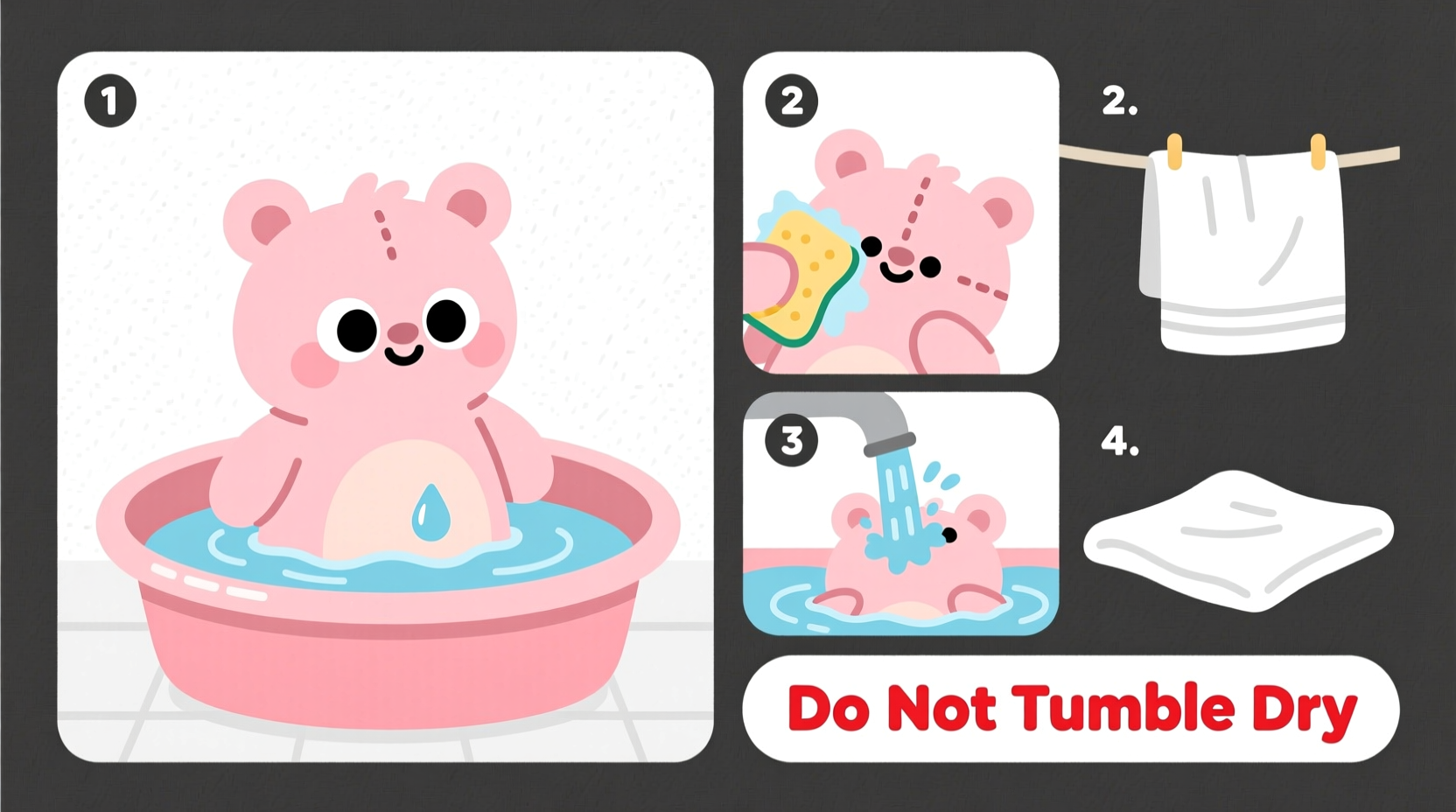 how to wash labubu
