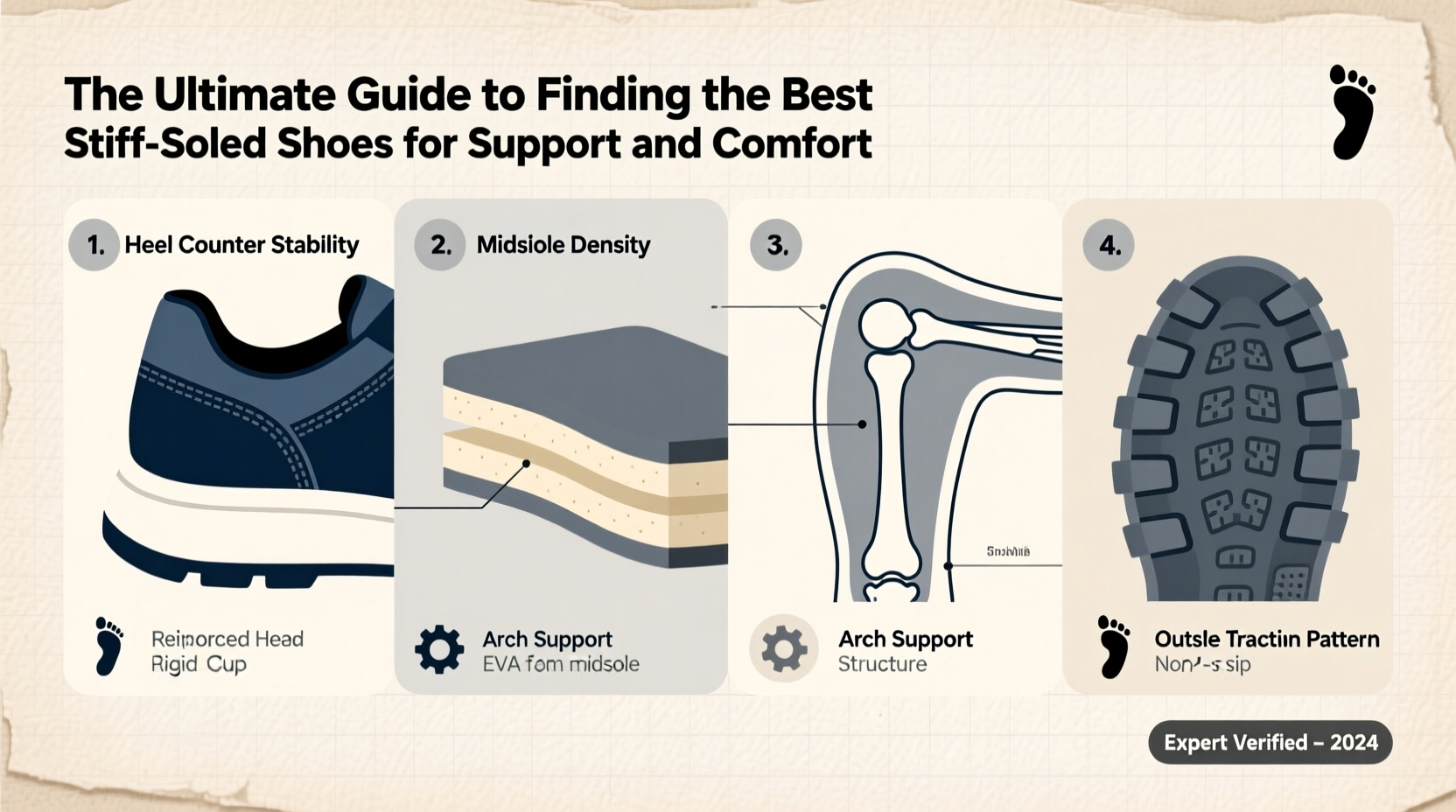 guide to finding the best stiff soled shoes for support and comfort