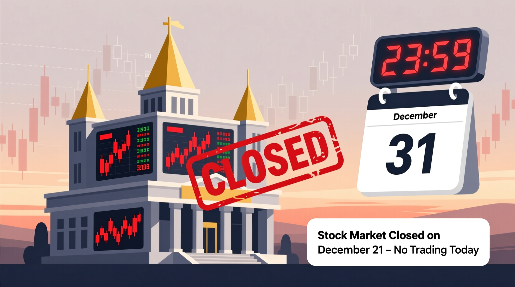 is stock market open on december 31