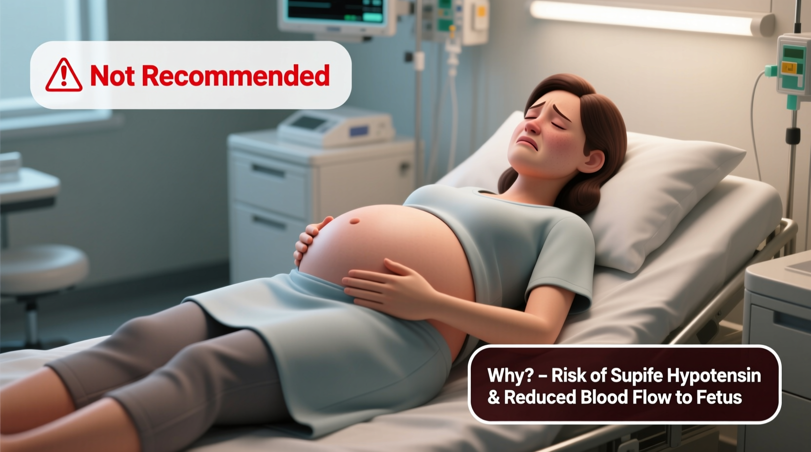 sleeping on your back while pregnant why its not recommended 3