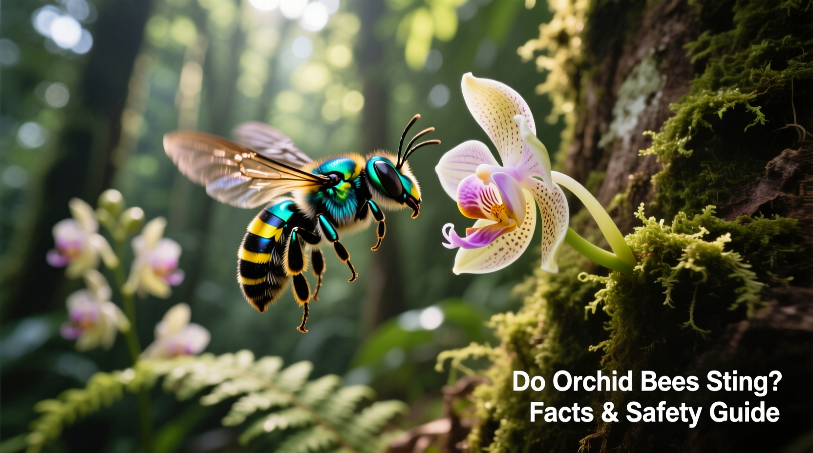 do orchid bees sting