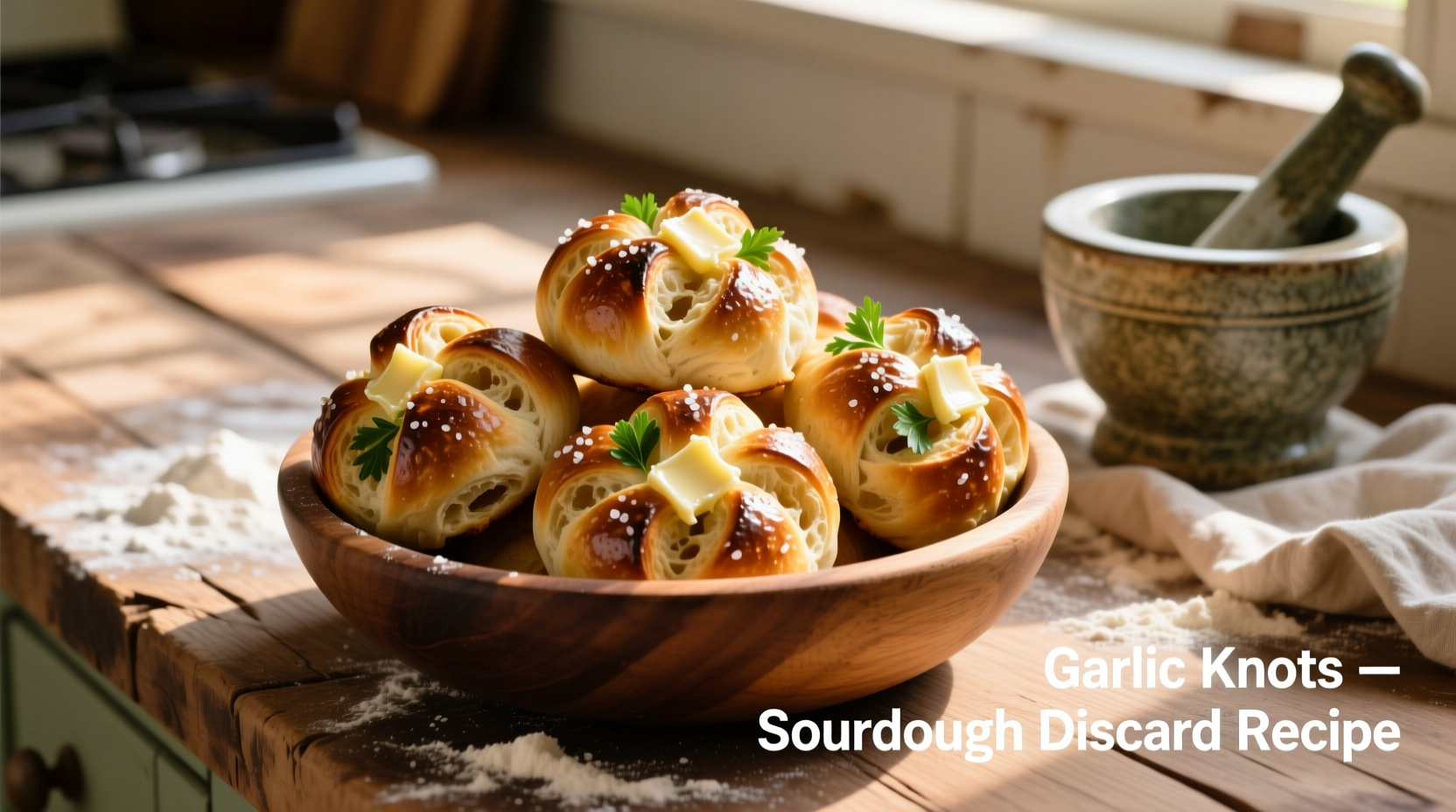 Sourdough Discard Garlic Knots: Zero-Waste Recipe Guide