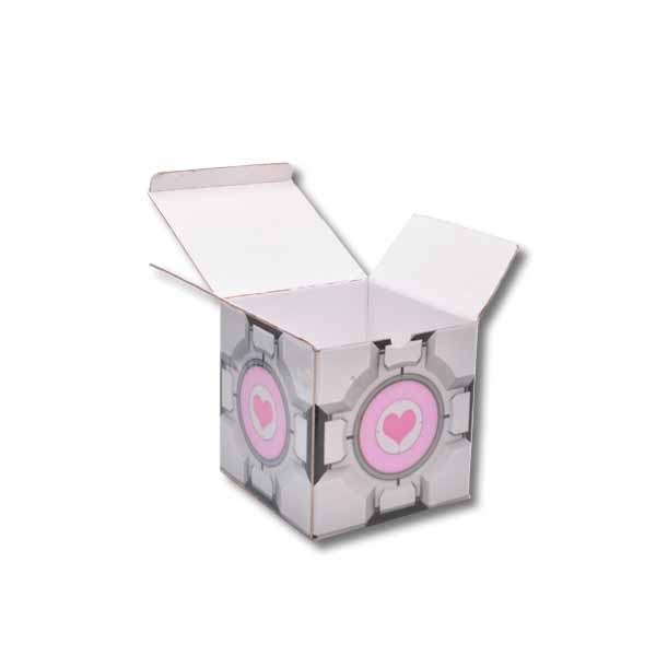 Recyclable cardboard flat folding gift box with magnetic lid