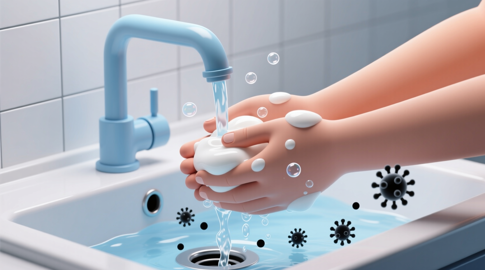 cold water and regular soap kills germs just as well as