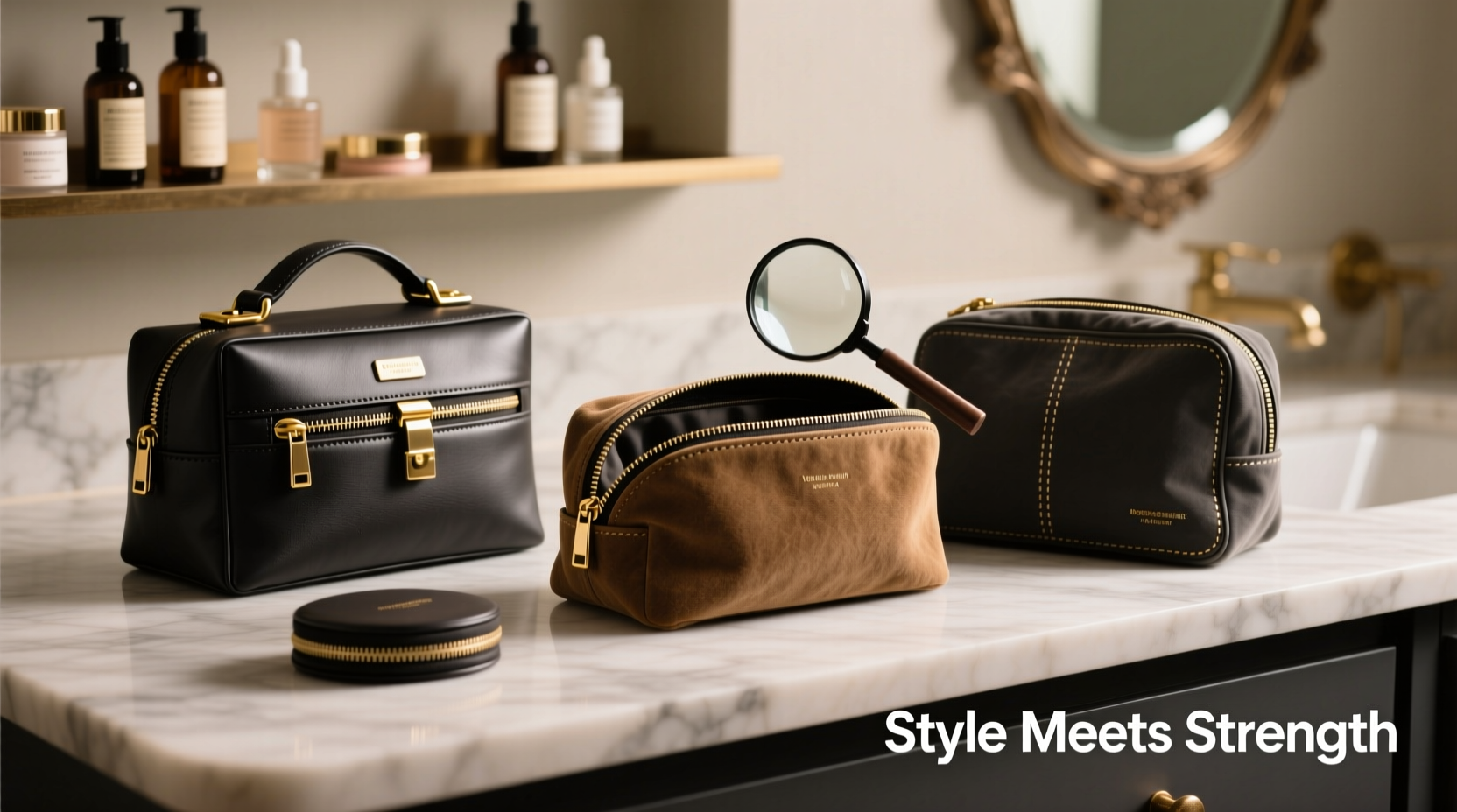 how to choose a durable designer cosmetic bag that combines style and longevity