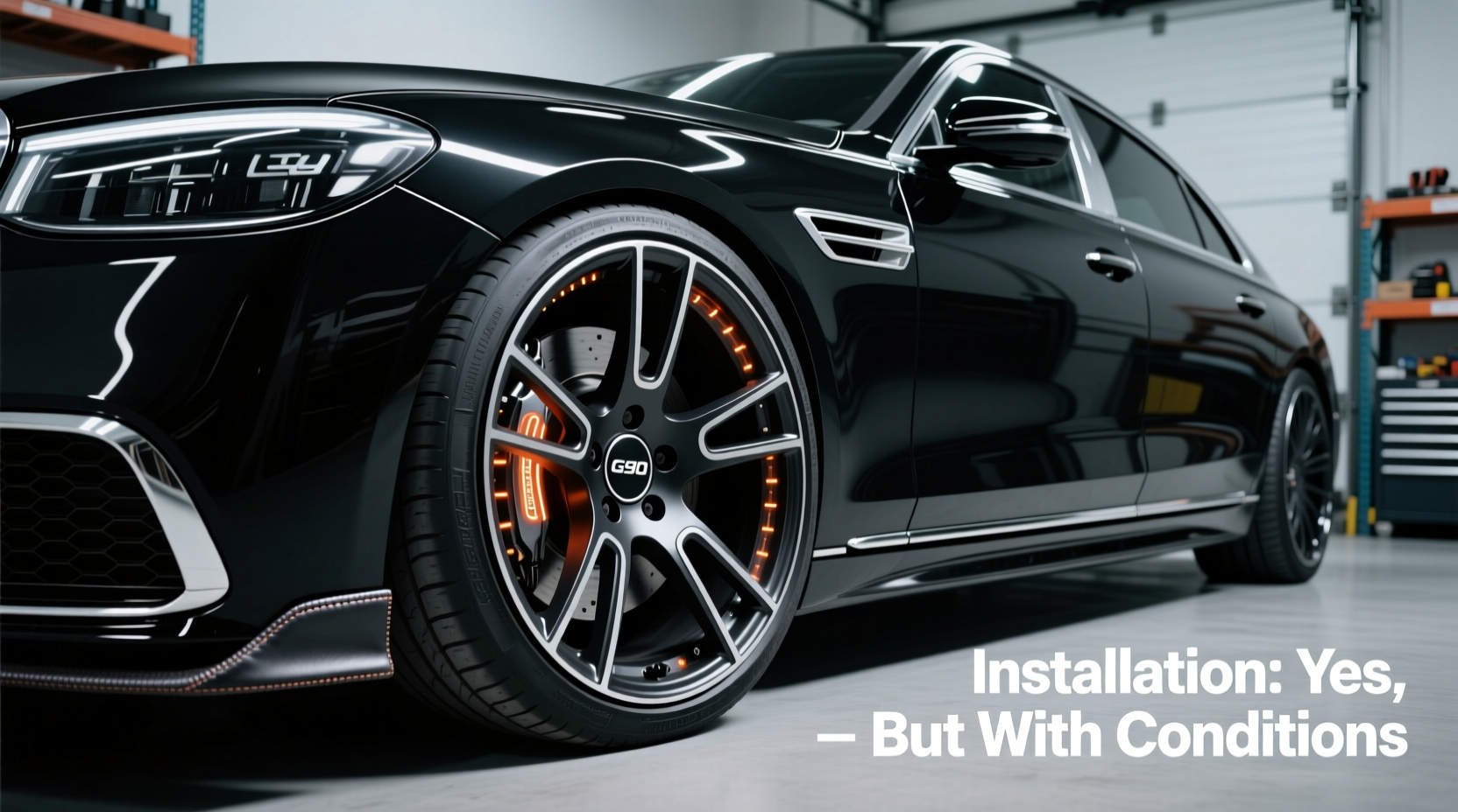 g90 aftermarket heated wheel install