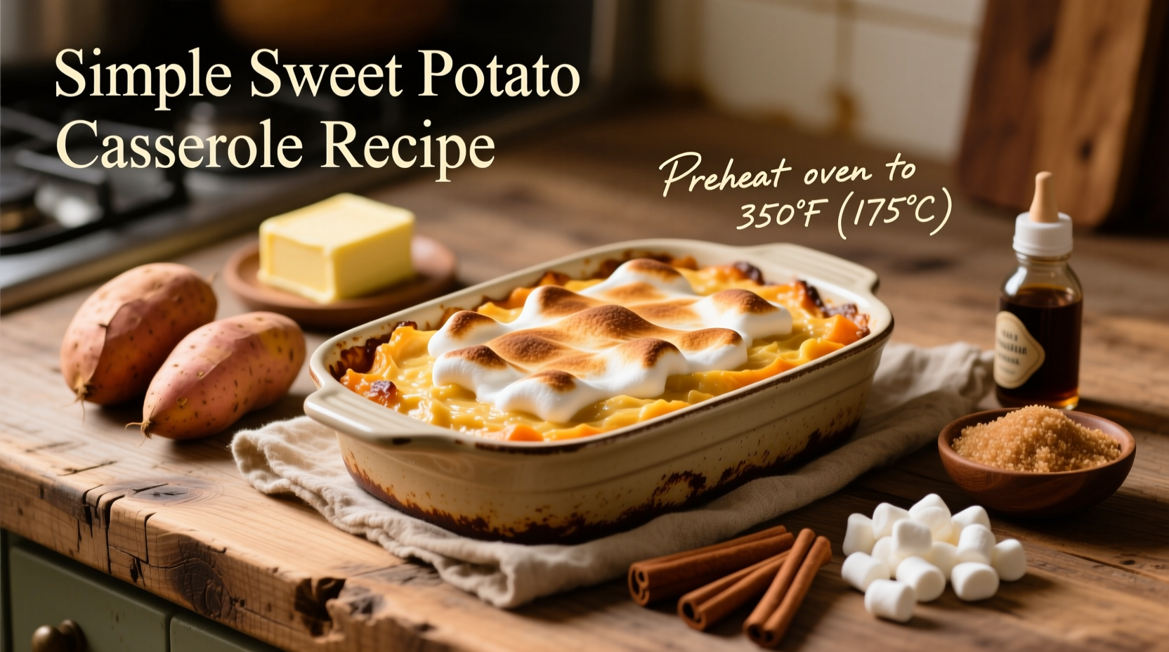 simple sweet potato casserole recipe