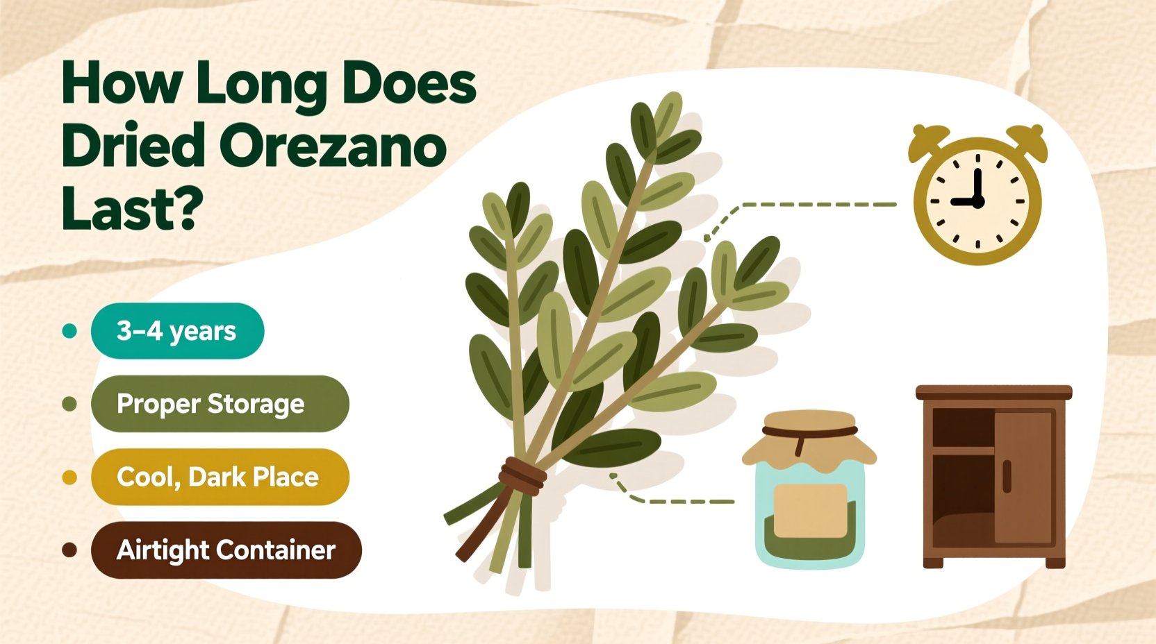 how long does dried oregano last
