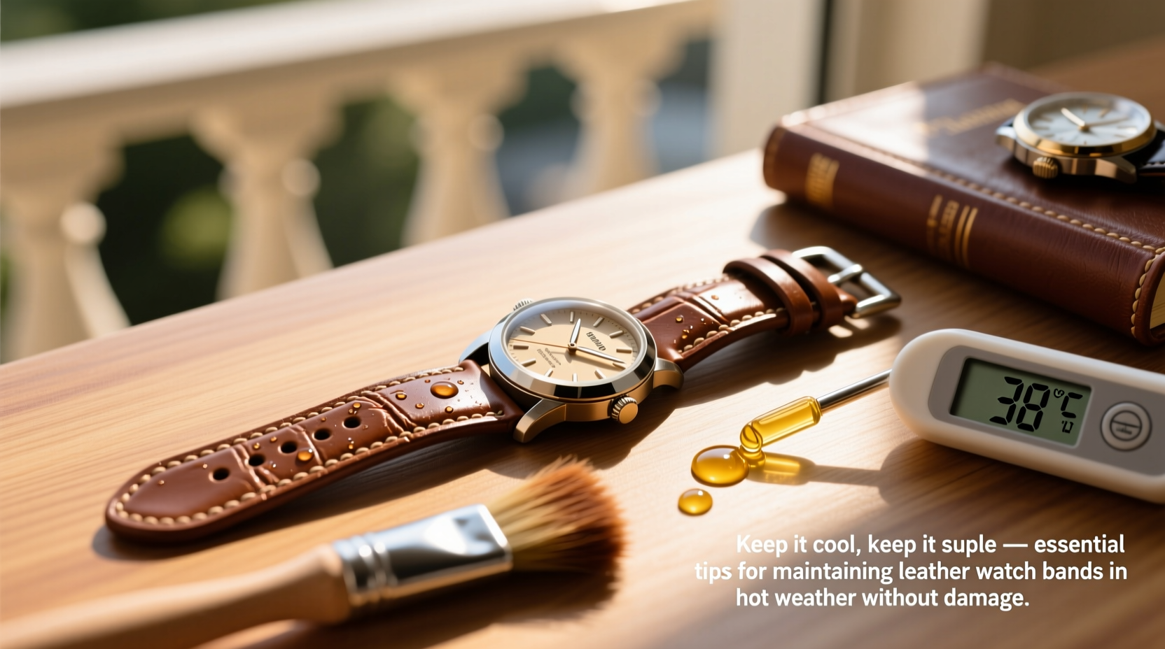essential tips for maintaining leather watch bands in hot weather without damage
