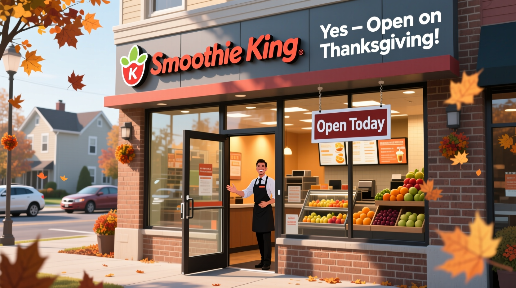 is smoothie king open on thanksgiving