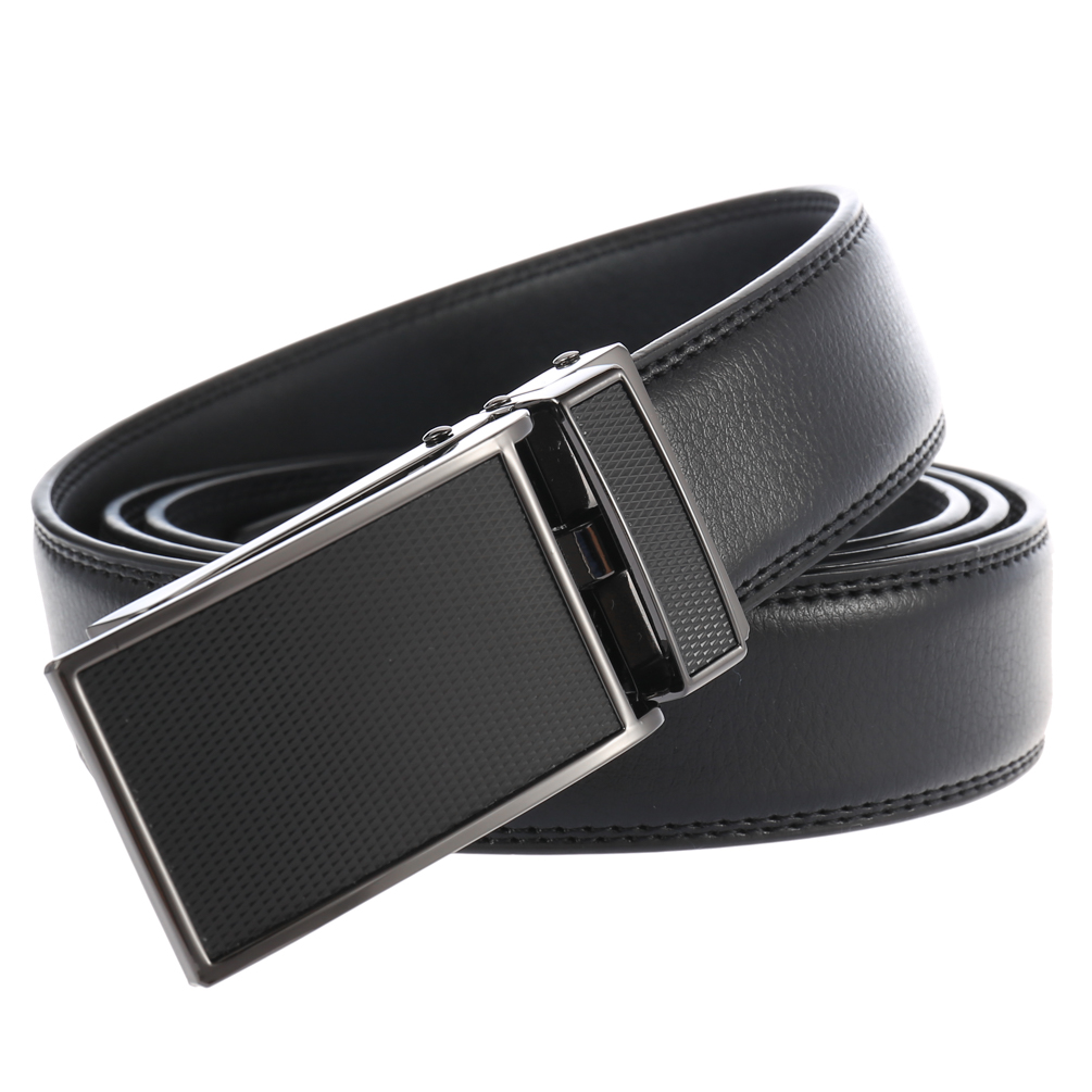 Men's leather alloy automatic buckle belt processing custom belts LY33-0200-1