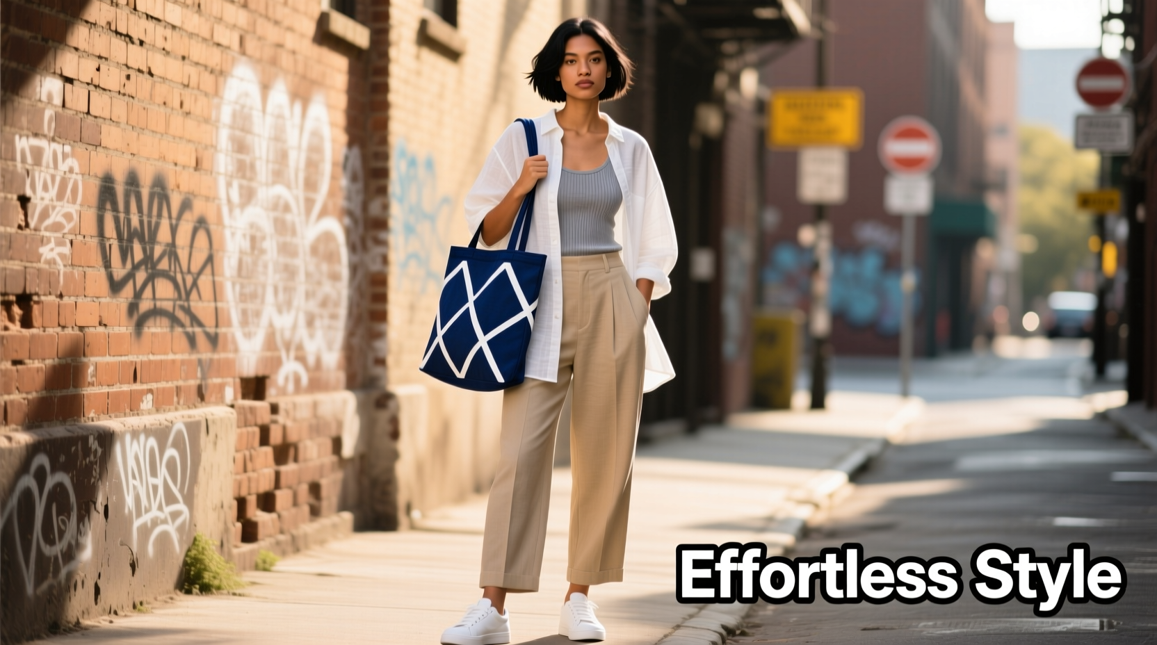 effortless style mastering outfit coordination with contrast canvas bags