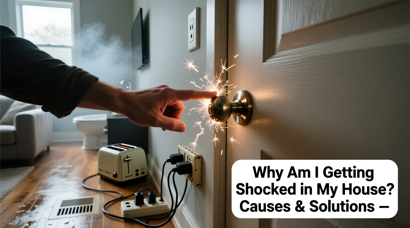 why am i getting shocked in my house causes solutions