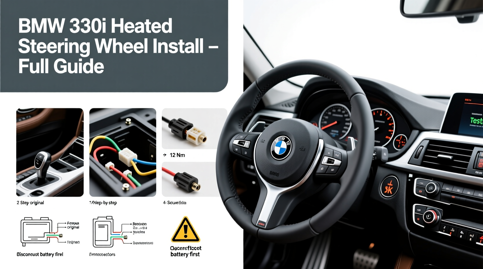 BMW 330i Heated Steering Wheel Install: Full Guide