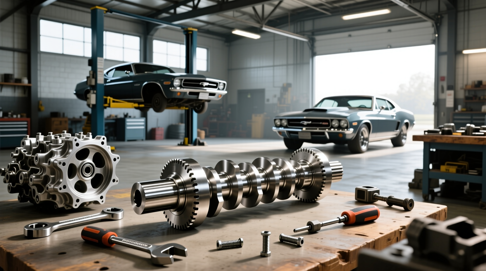 350 chevy crankshaft kit guide