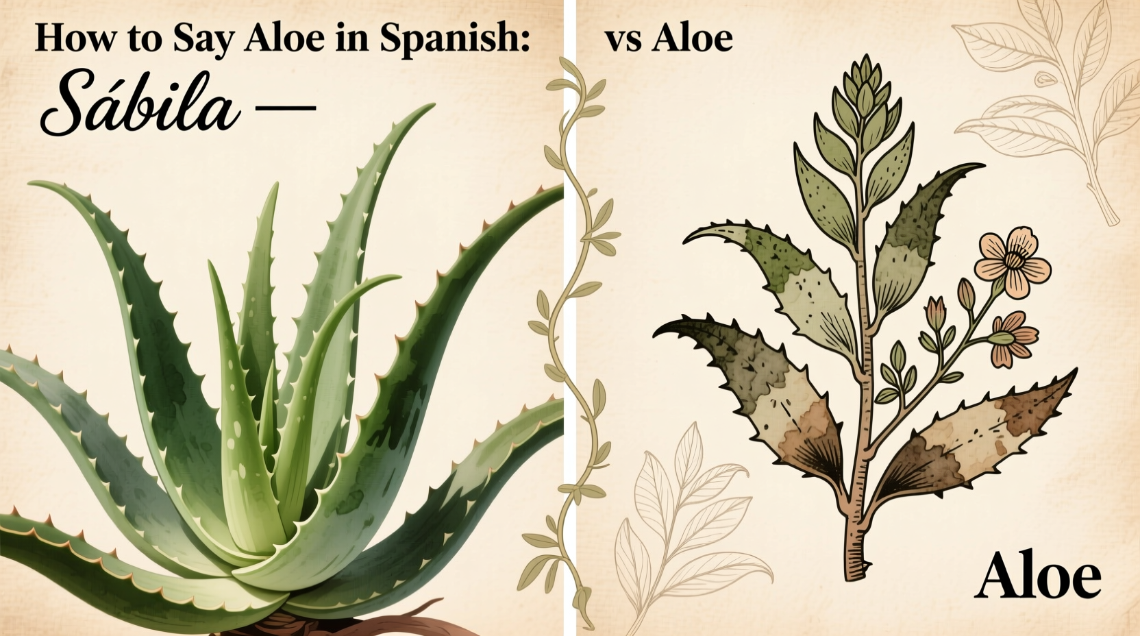 How to Say Aloe in Spanish: Sábila vs Aloe