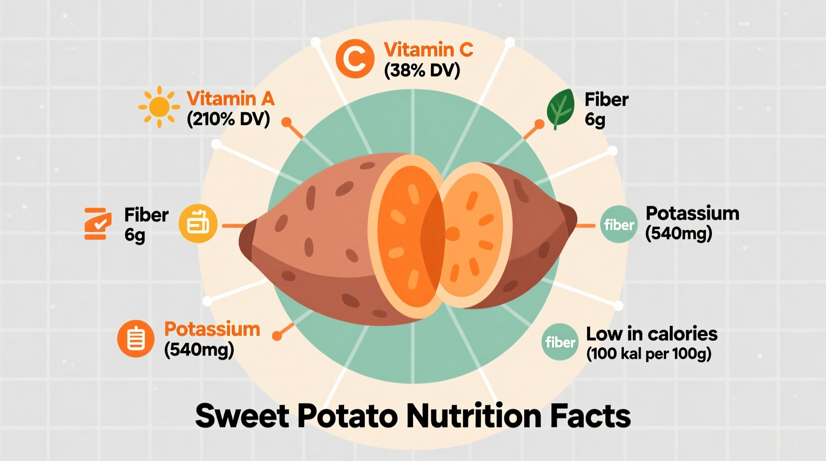 nutrition facts of sweet potato