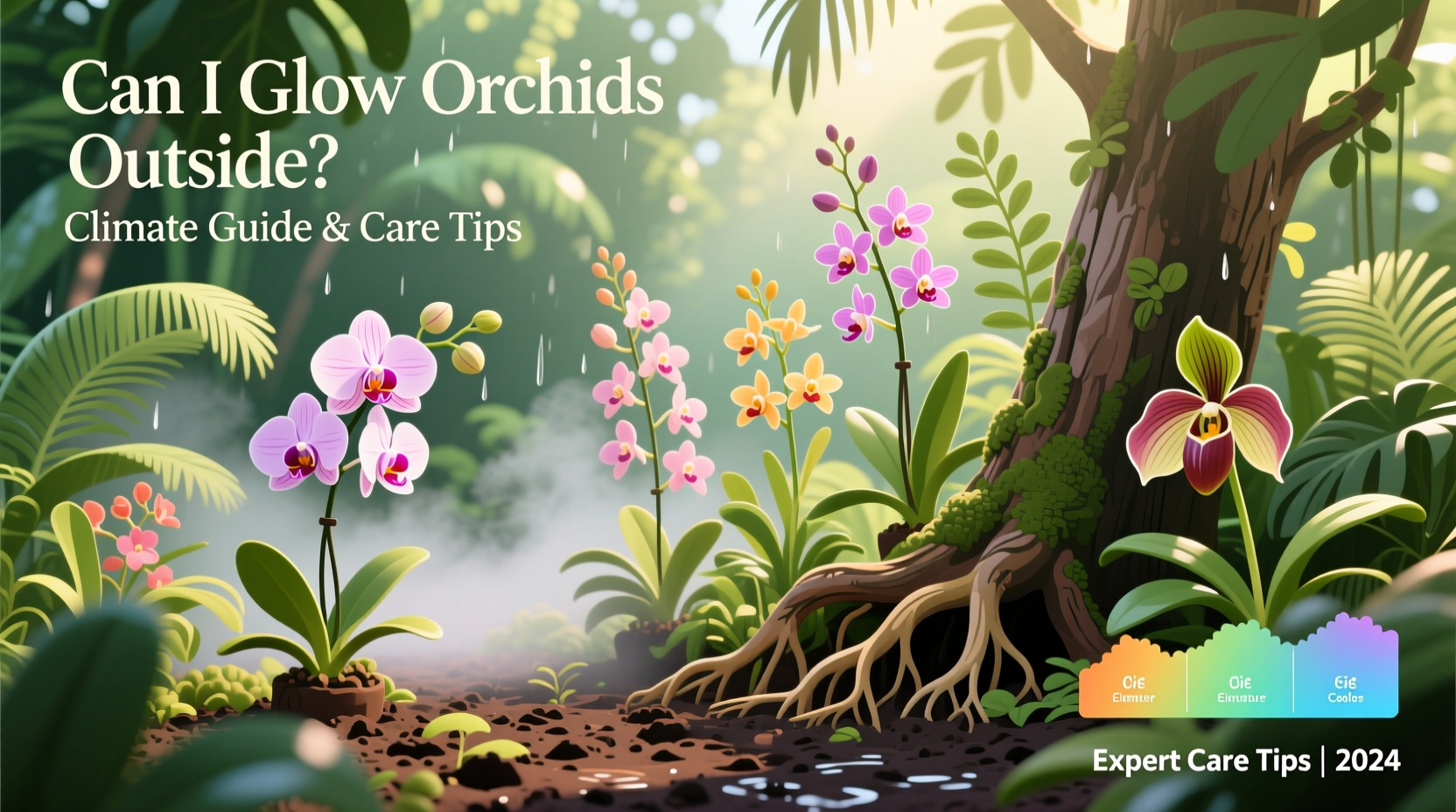 can i grow orchids outside