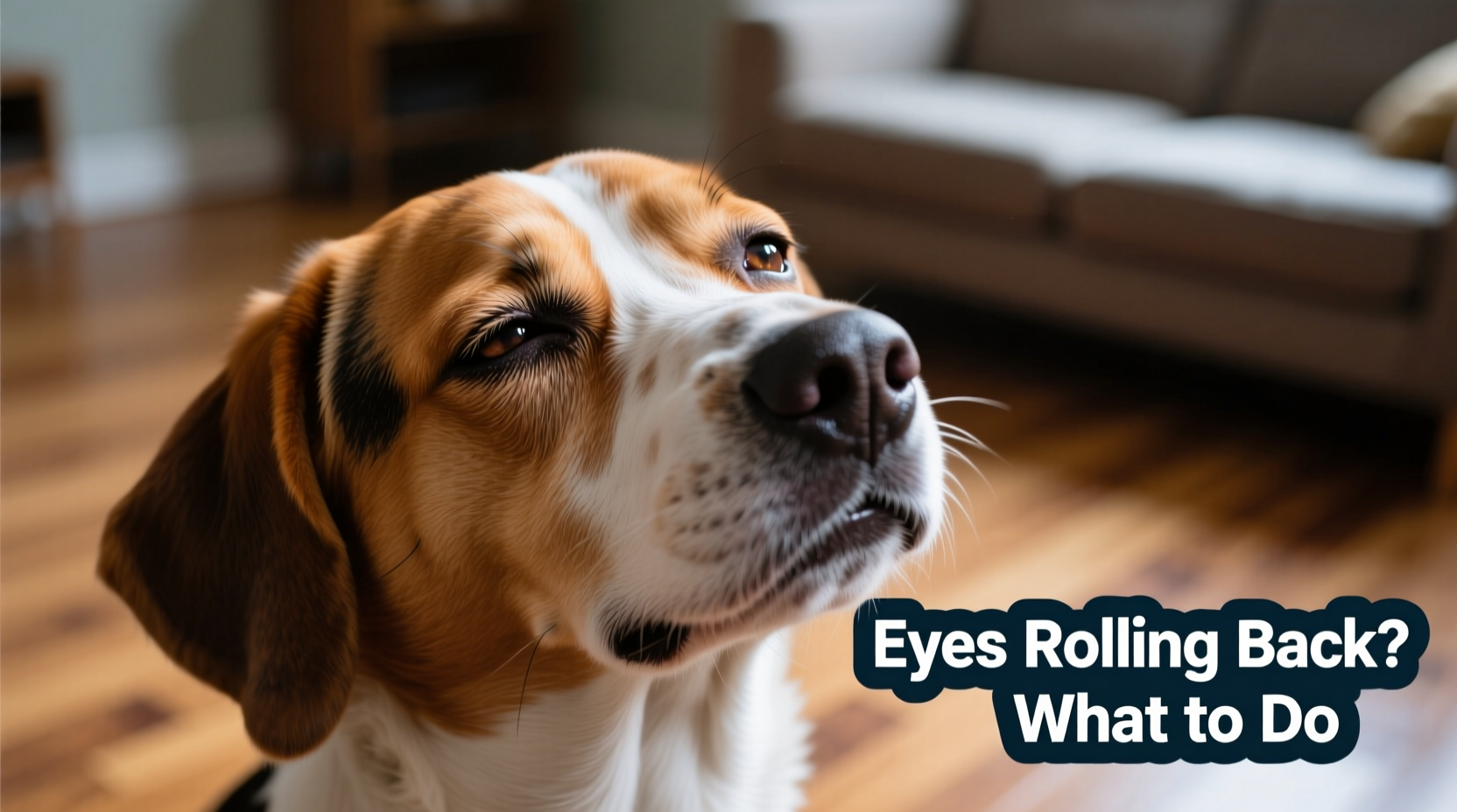 dogs eyes rolling back causes concerns and what to do