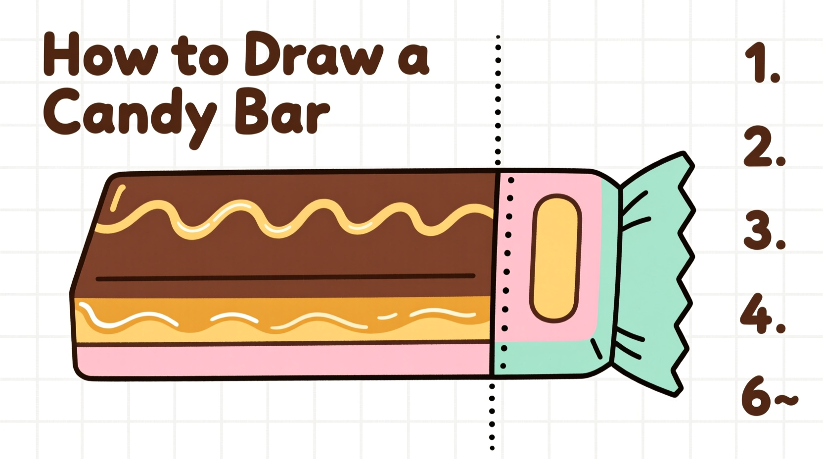 simple step by step guide how to draw candy easily for beginners