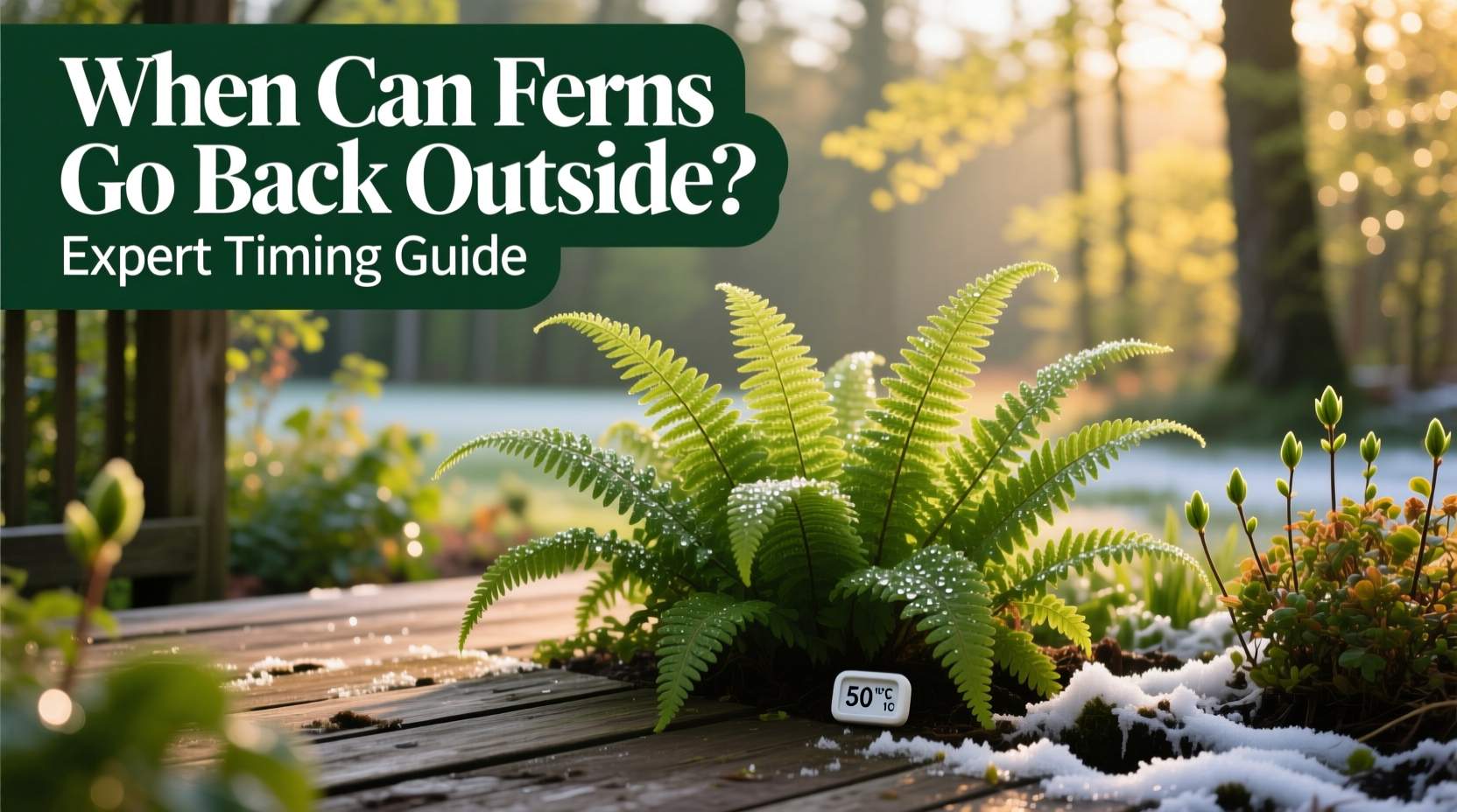 When Can Ferns Go Back Outside? Expert Timing Guide