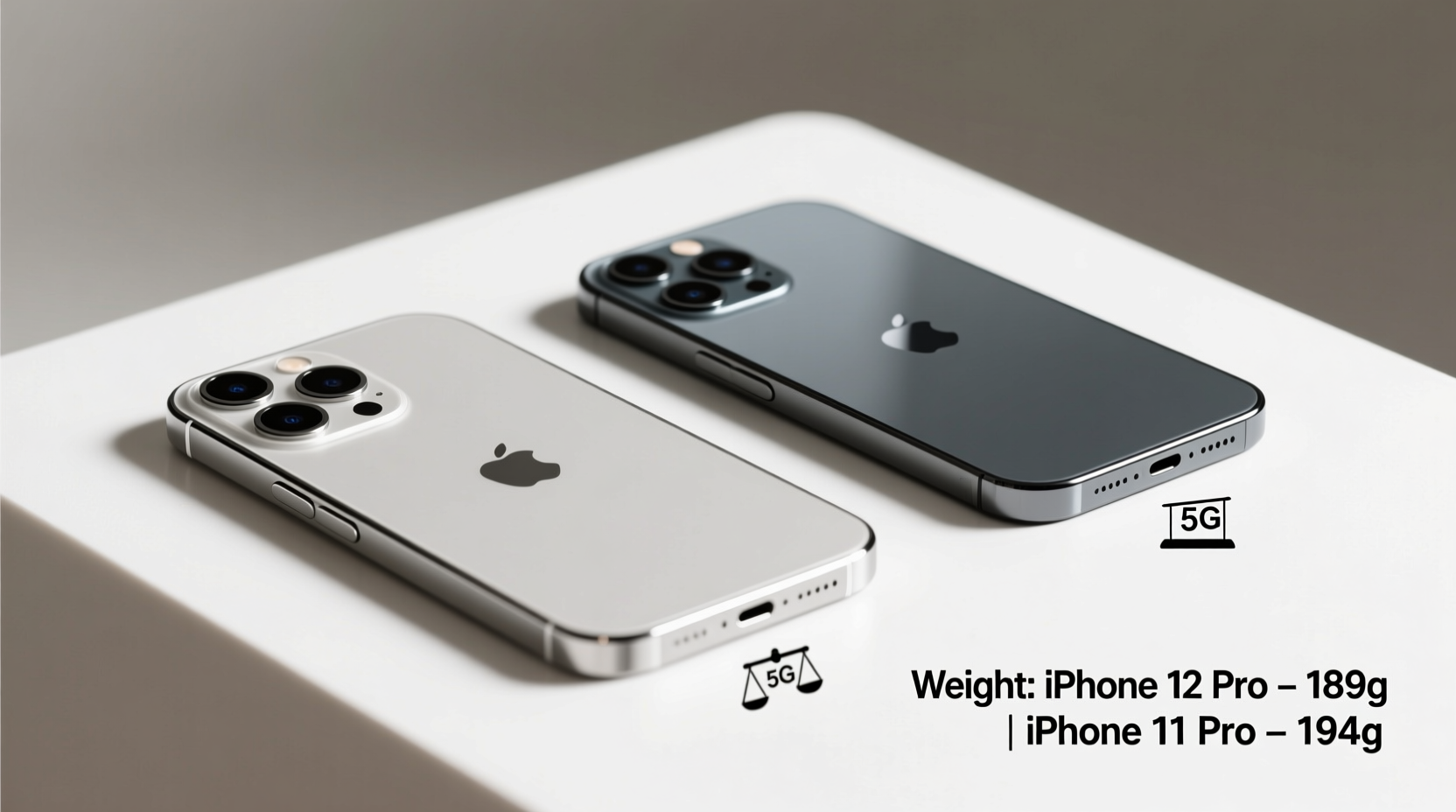 iphone 12 pro weight vs 11 pro is the newer model actually lighter and does it matter