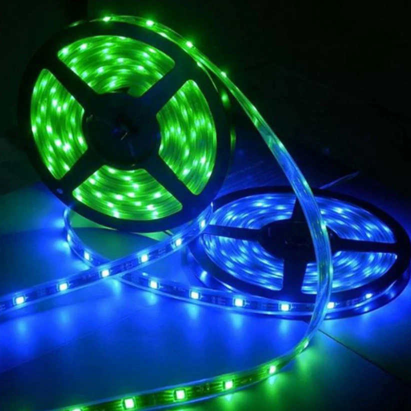 led strip light 5050 rgb waterproof work with alexa and google home voice control RGBW wifi smart led strip lights