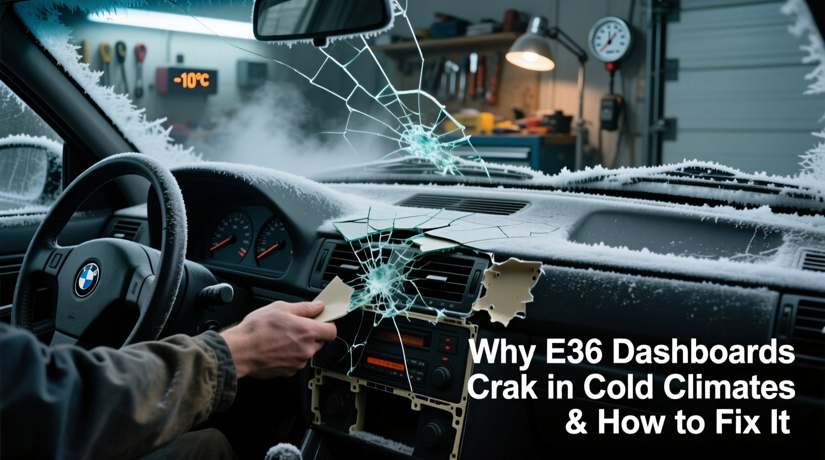 e36 dashboard crack cold climate
